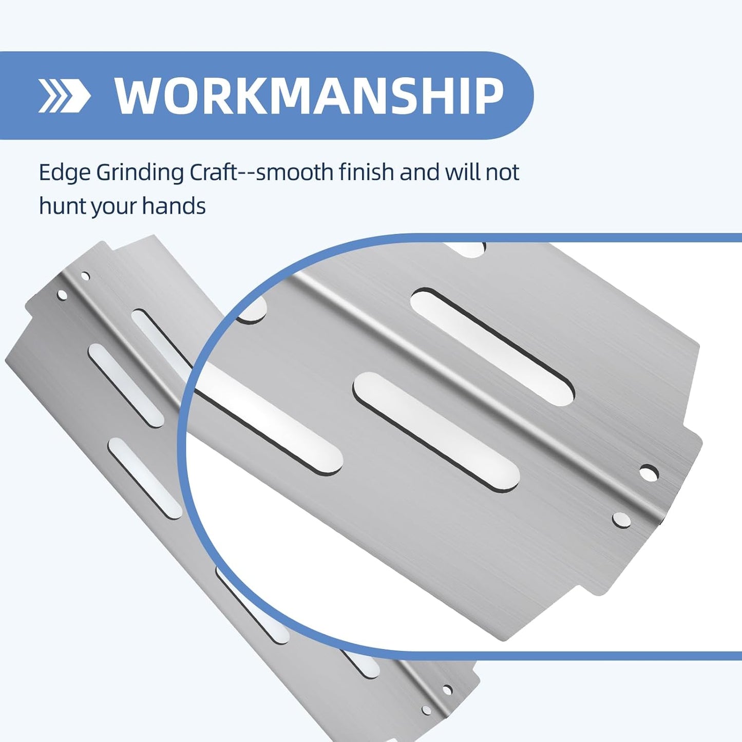 66795 66032 Flavorizer Bars and Heat Deflectors Replacement for Weber Genesis II Grill Parts,Stainless Steel Parts for Genesis II 300 ii E-310 E310 ii E-315 ii E-335 i