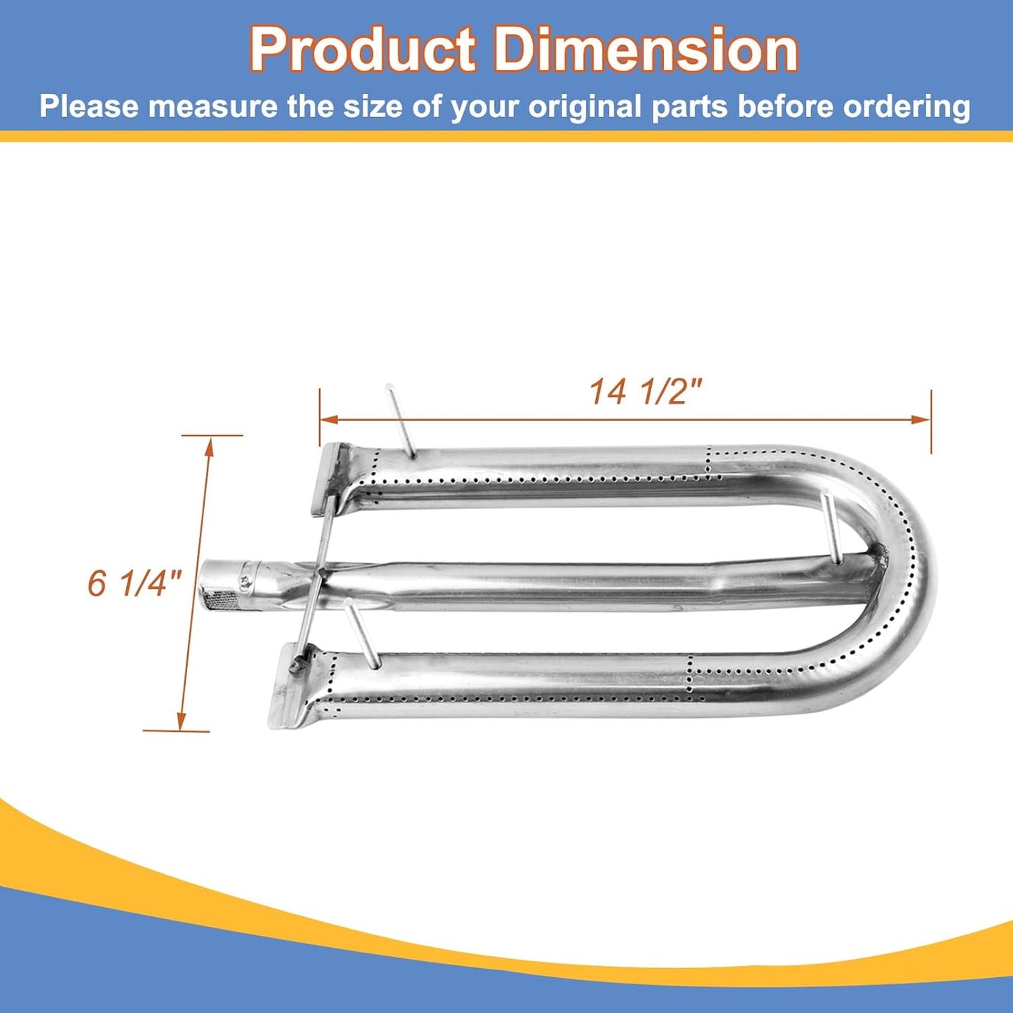 12461 Grill Burner Replacement for American Outdoor Grill