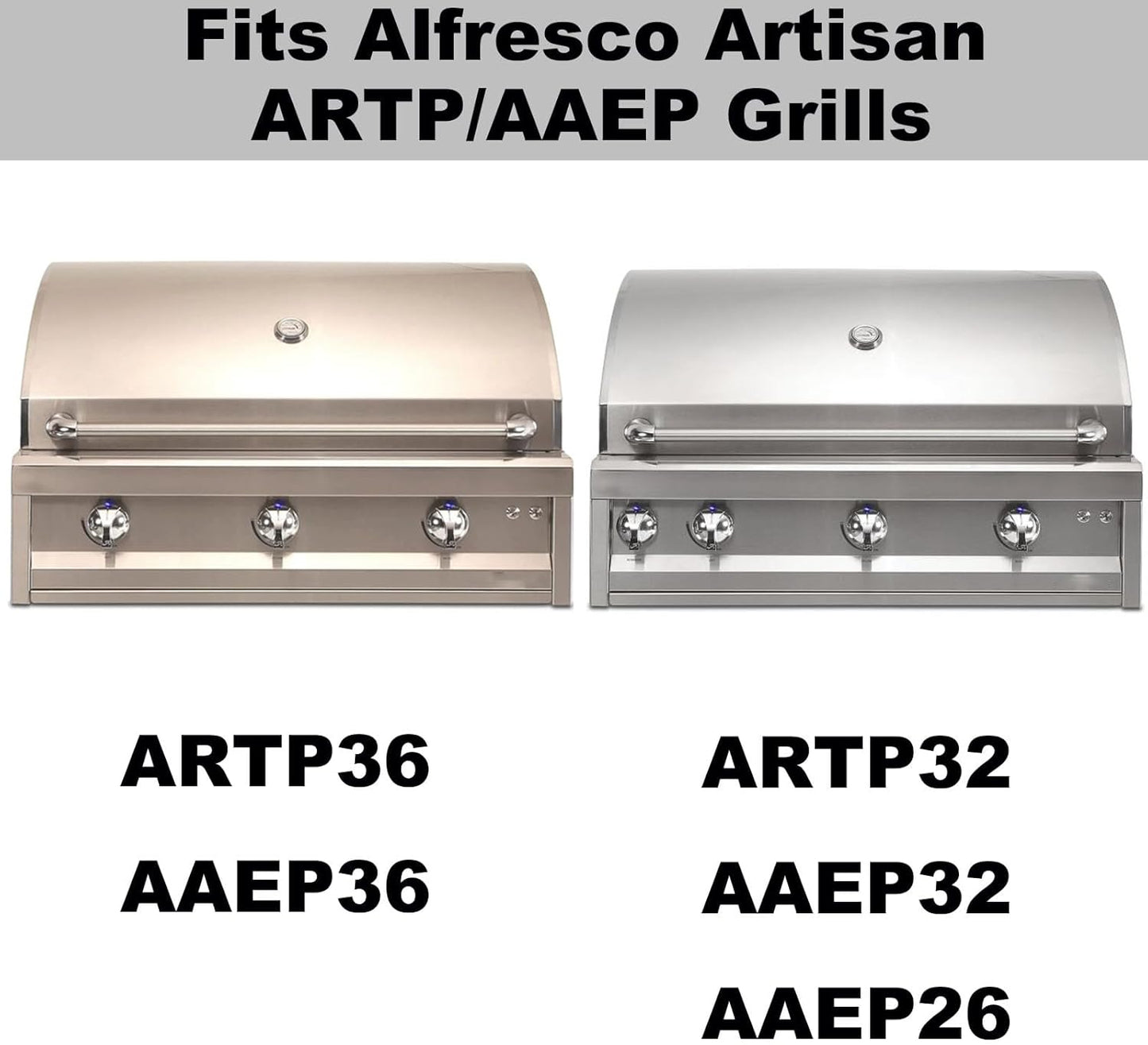 510-1025 Briquette Tray Replacement Parts for Gas Grill Alfresco Artisan Briquettes ARTP32 ARTP36 AAEP26 AAEP32 AAEP36 Grill Briquettes Heat Plate Briquette Tray Assembly with 24pcs Ceramic Briquettes