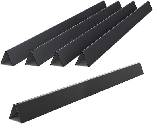 X Home 24.5-Inch Heavier Flavorizer Bars Replacement for Weber Genesis 300 Series (Side-Mounted Control), Genesis E-310 E-330 Grill Parts, Porcelain-enameled, 5-Pack