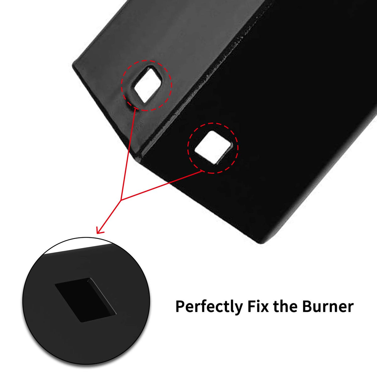SHINESTAR Porcelain Heat Plates 3-Pack for Char-Griller 5050 5650 3001 &amp; King Griller 3008 5252