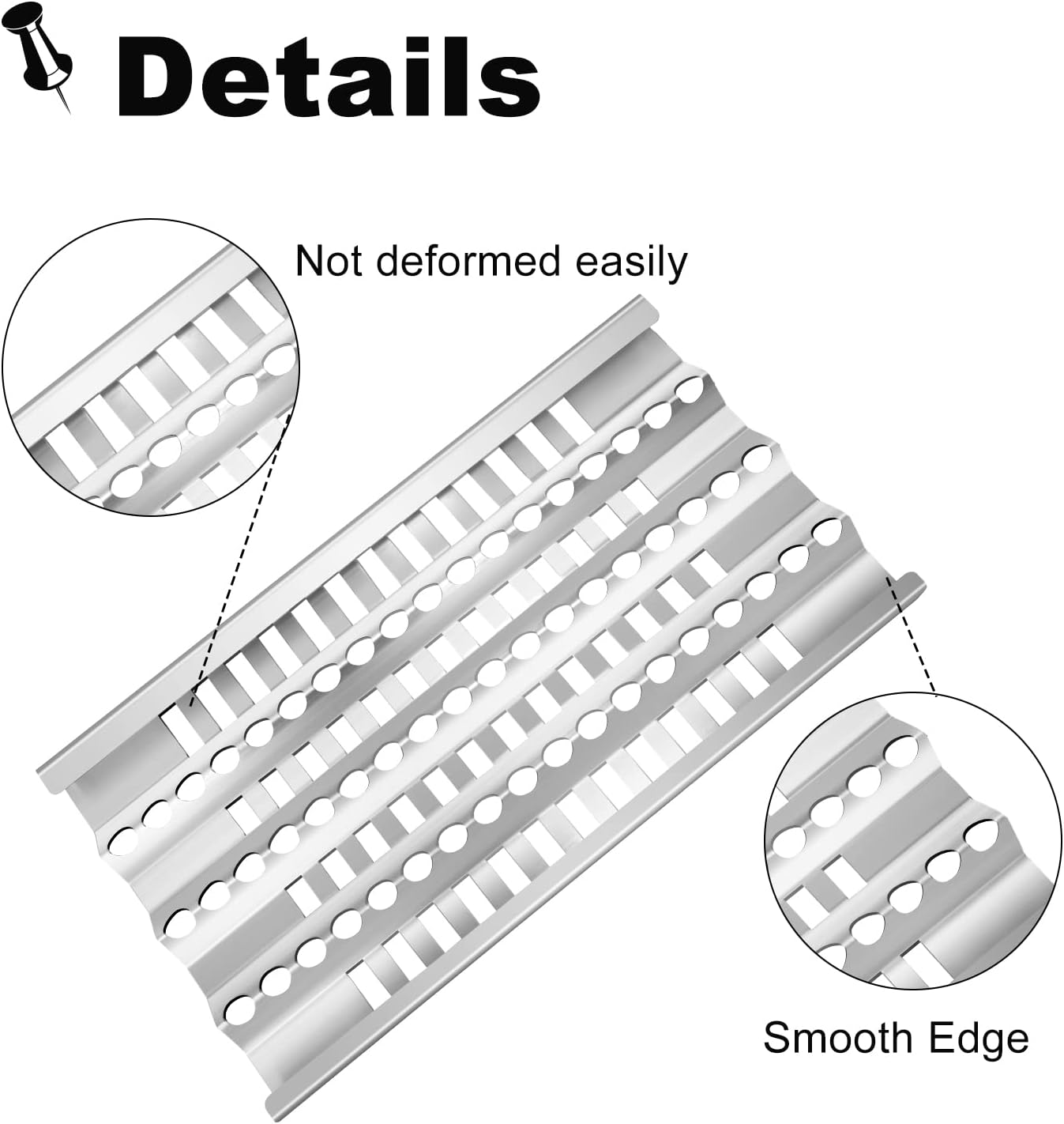 2-Pack Grill Heat Plate Shield & Burner Tubes for DCS 27/30/36/48 Grills