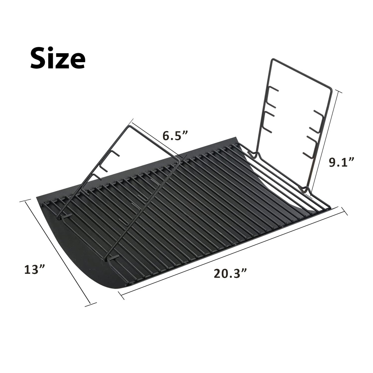 20" Charcoal Ash Pan Replacement for Char-Griller 5050 5072 5650 2123 2223 2823 (Model 200157)
