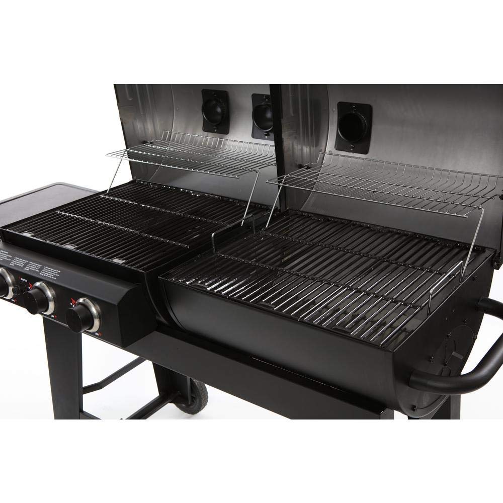 Cast Iron Grill Grate &amp; Heat Plate Rebuild Kit for Chargriller 5050 5650 3001 3072 3008 5072 5252