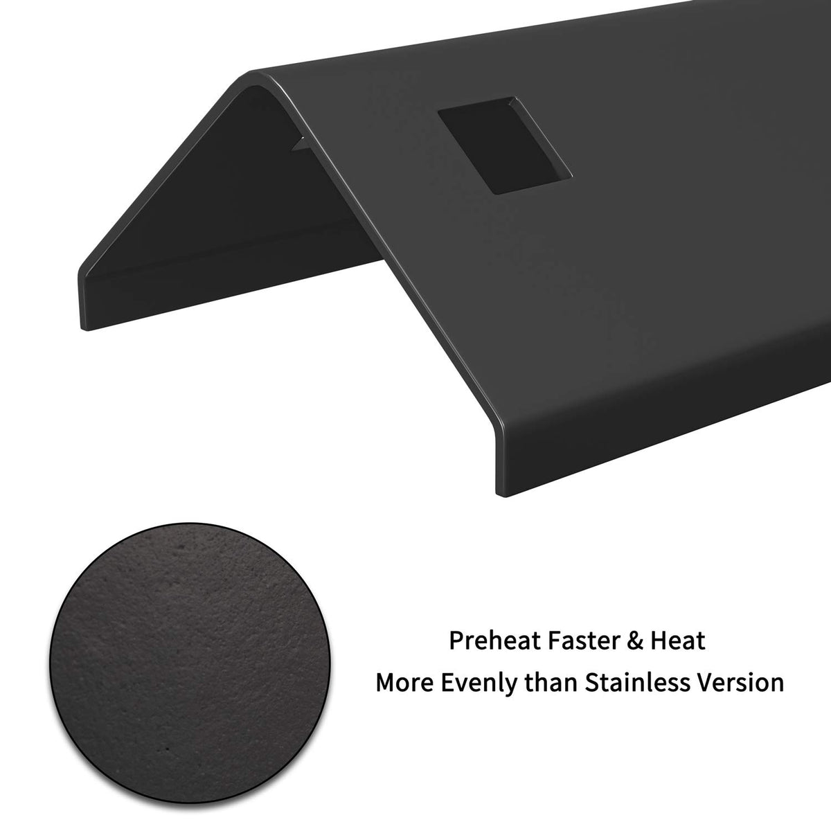 SHINESTAR Porcelain Heat Plates 3-Pack for Char-Griller 5050 5650 3001 &amp; King Griller 3008 5252