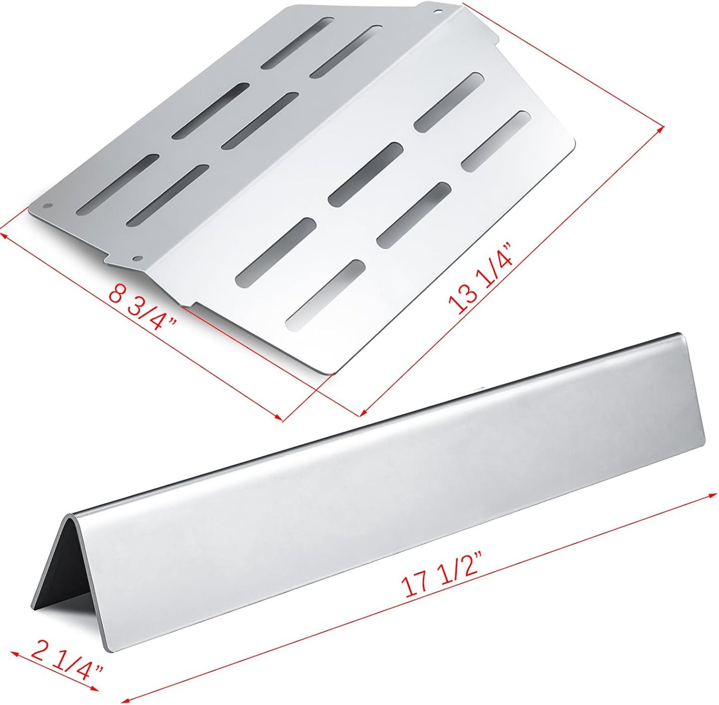 7620 7621 Flavorizer Bars 65505 Heat Deflectors 62752 Grill Burner Replacement Parts for Weber Genesis Grill Parts 300 Series with Front Control E-310 E-320 E-330 S-310 S320 S-330 EP-310 EP-320 EP-330
