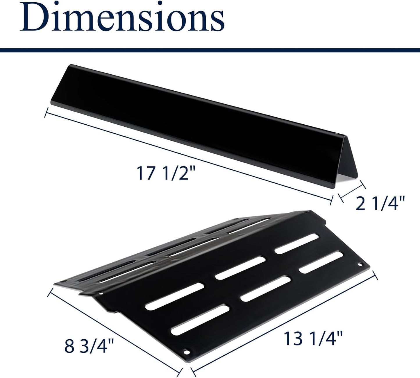 17.5" Porcelain Steel Flavorizer Bars Replacement for Weber Genesis Grill Parts 300 Genesis