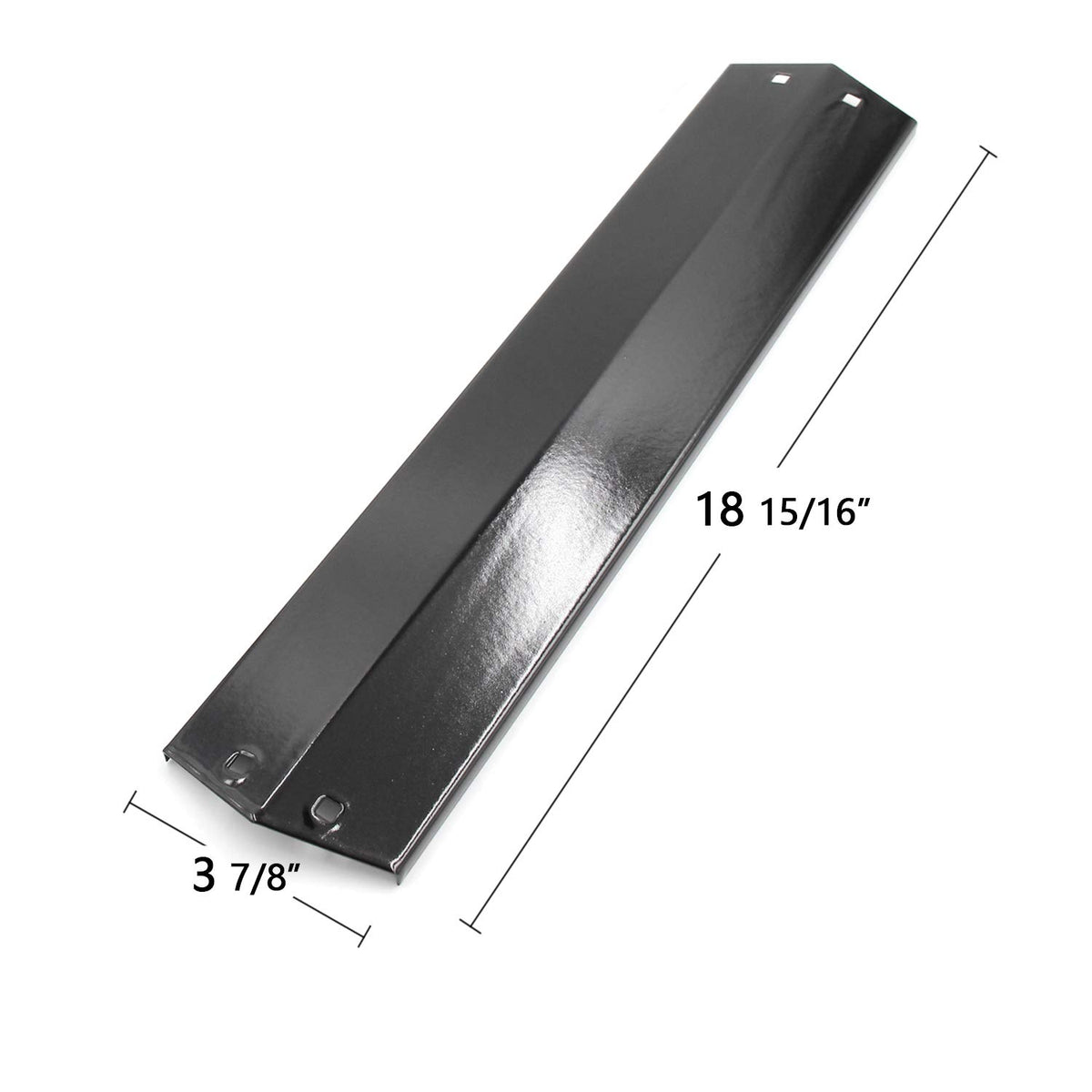 Hongso Porcelain Heat Plate Shields 3-Pack for Chargriller 5050 5650 3070 3000 3001 3008