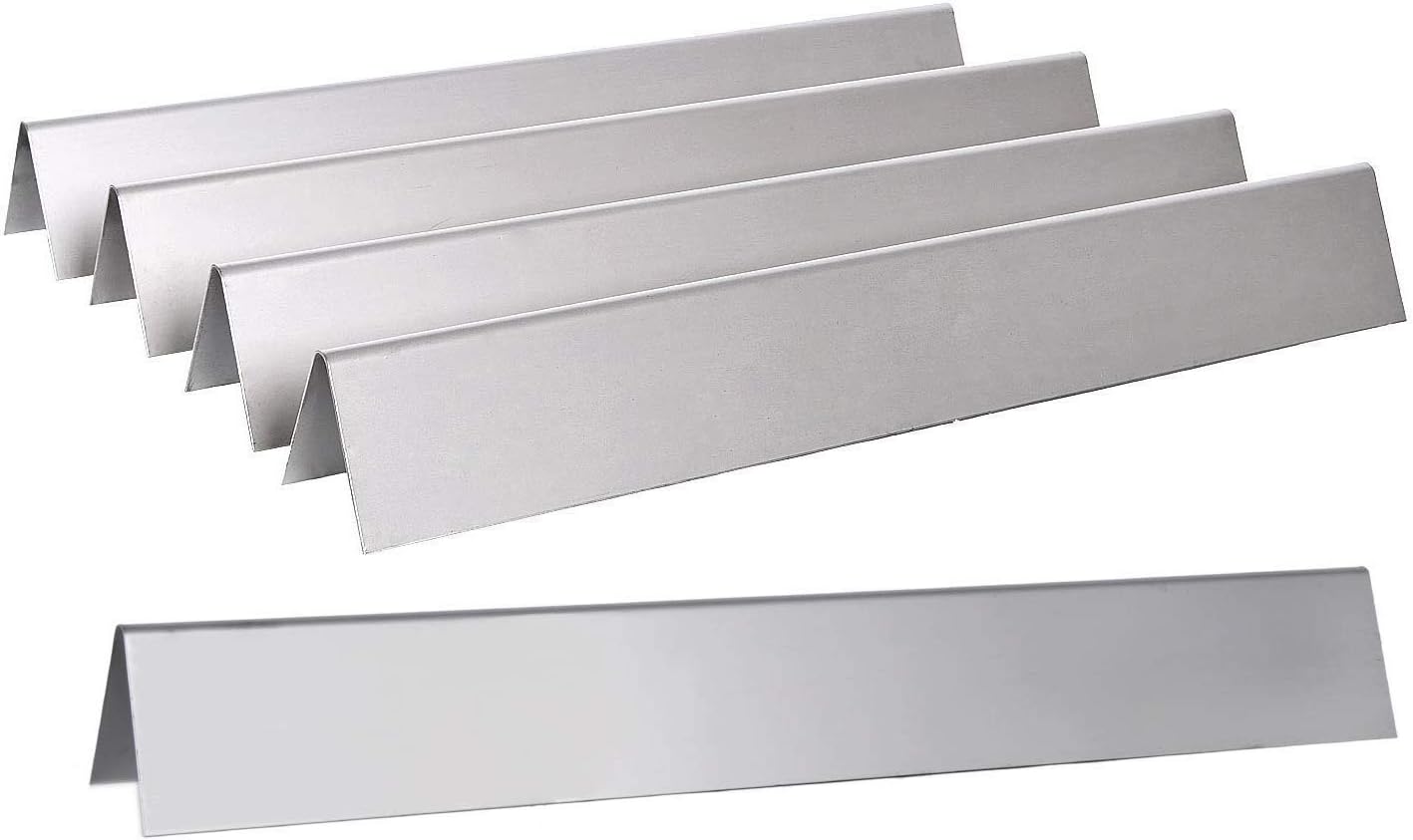 24.5 inch Flavorizer Bar Replacement for Weber 7539, 7540, Genesis 300 Series E-310, E-320, S-310, S-320, EP/CEP 310 & 320 (with Side Mounted Control Panels), 5-Pack Stainless Steel Flavor Bar