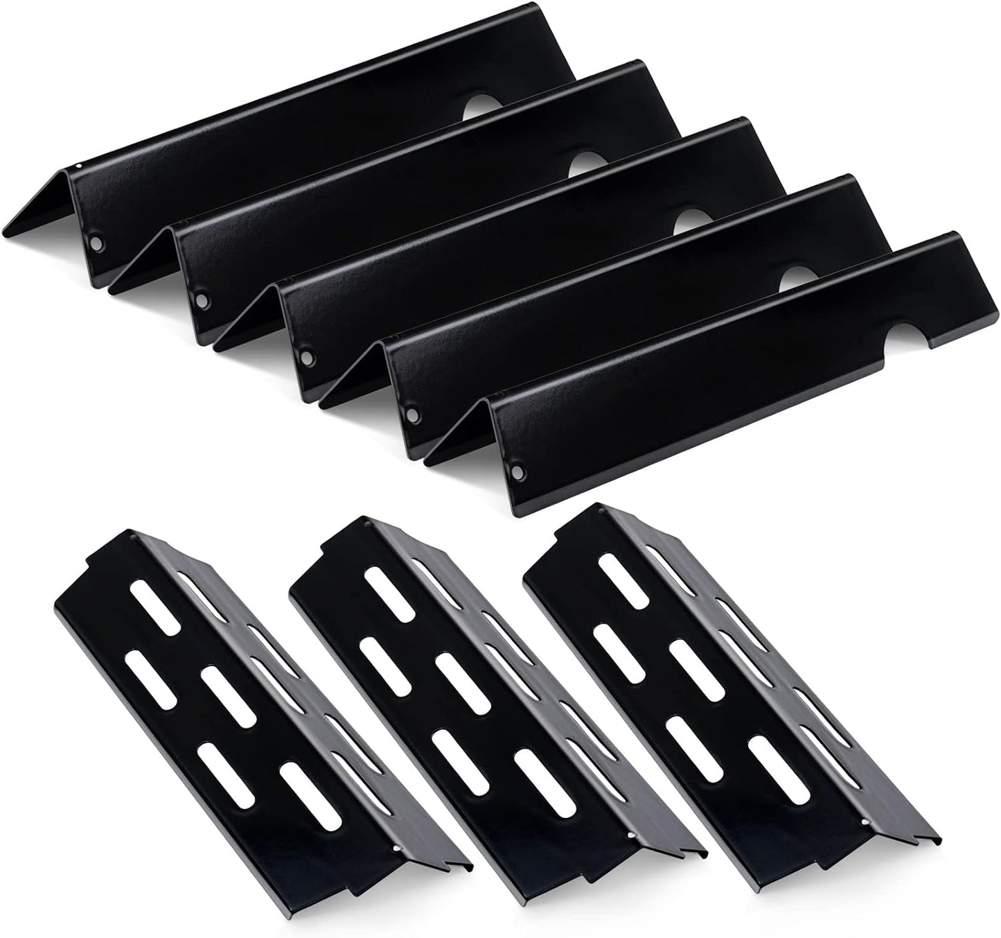 Flavorizer Bars and Heat Deflectors Replacement for Weber Genesis II (3+5 Genesis II)