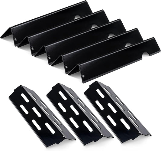 Flavorizer Bars and Heat Deflectors Replacement for Weber Genesis II (3+5 Genesis II)