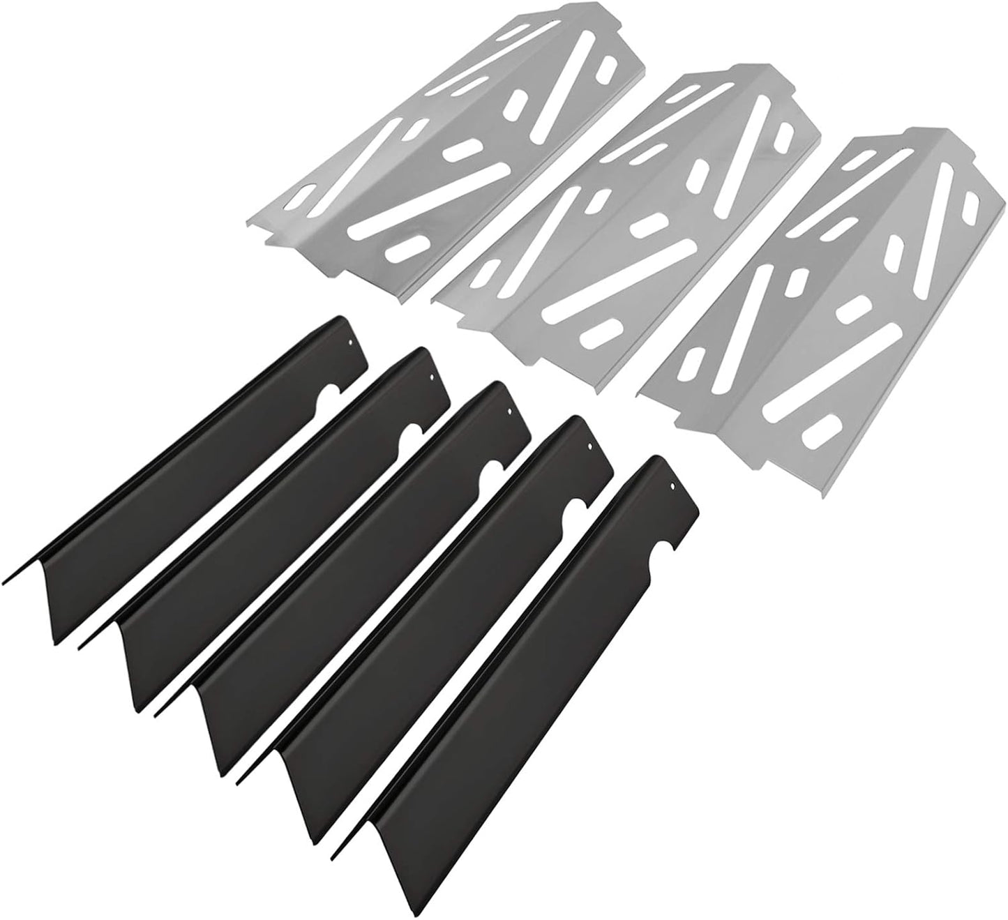 Grill Parts for Weber GS4 Genesis 2 Grill Parts Replacement Genesis II 300 SER, Genesis 2 E-310, E-315, SE335, for Weber 66032 67095 Flavorizer Bars, 66040 66685 Heat Deflector &67489 Burners Tube