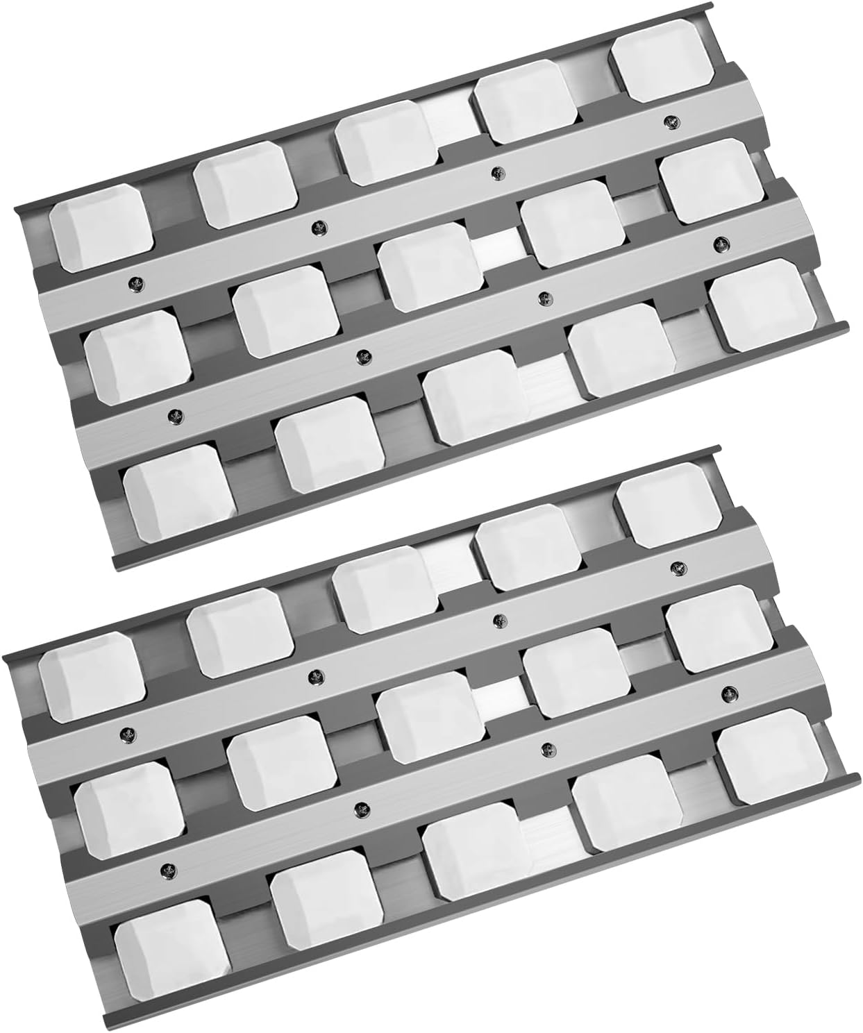 Ceramic Briquettes BBQ Grill Briquette Tray for Coyote Grill Parts 42" C2BRIQ42 Grills, 28 Inch CBRIQ28, 34" CBRIQ34, 36-Inch C2BRIQ36, Grill Heat Plates Grill Heat Shield Flame Tamer 15.75”