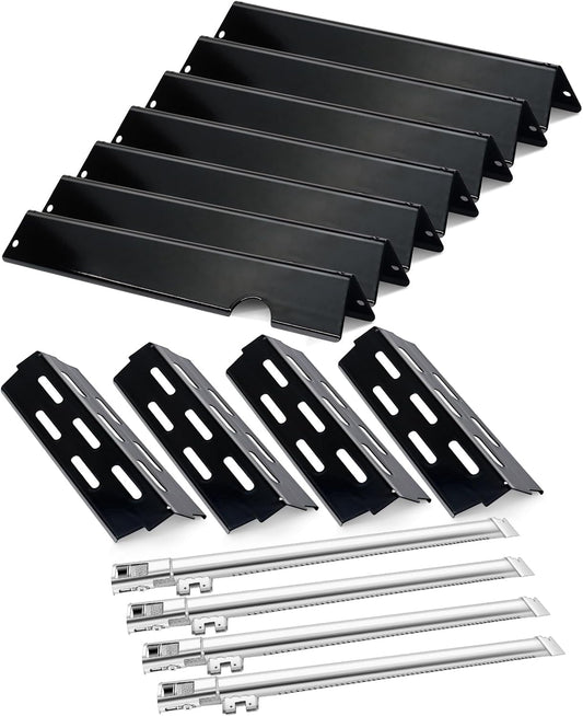 Flavorizer Bars and Heat Deflector 67490 Burner Tube Kit for Weber Genesis II E-410