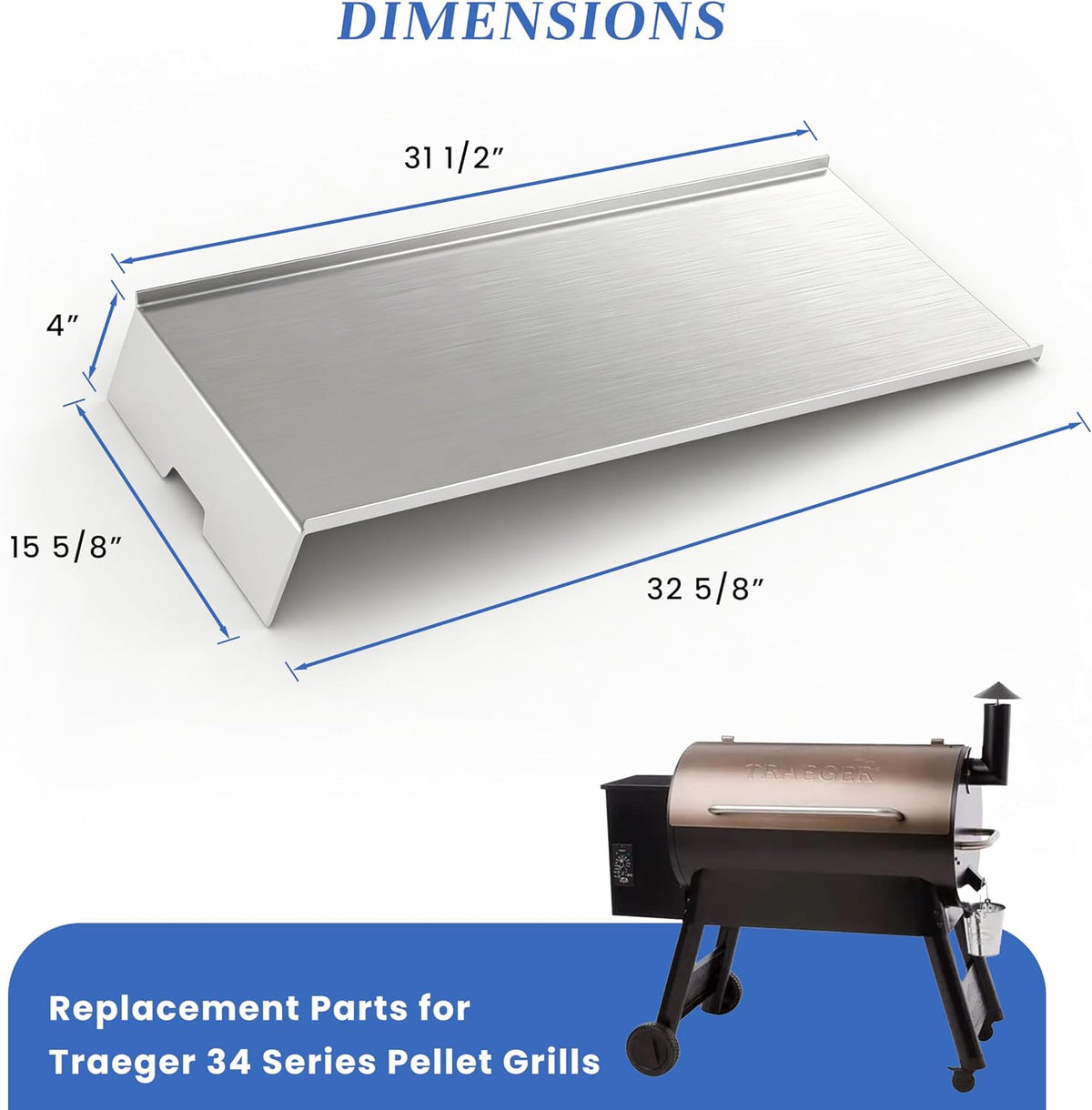 Traeger Pro 34 drip pan BCA006 - photo 1