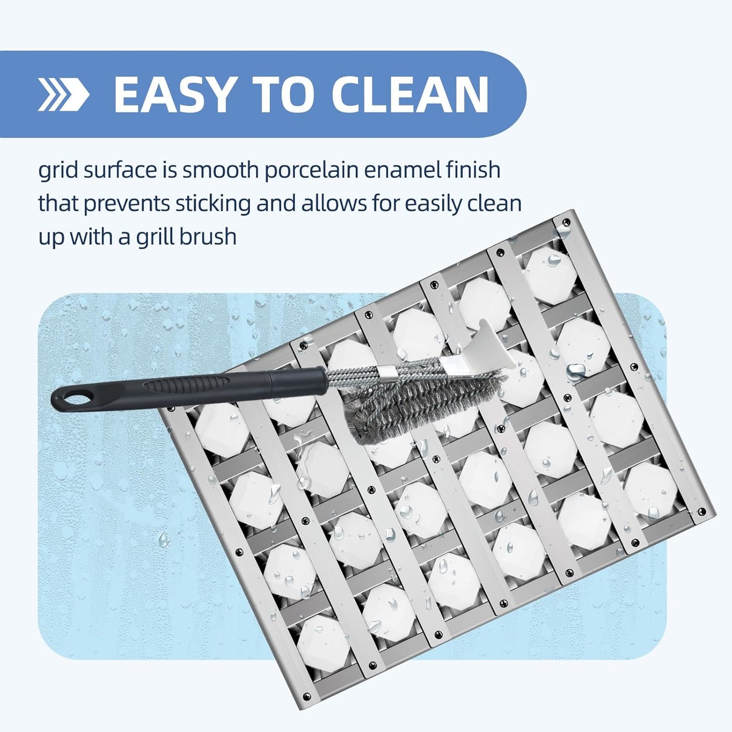 510-0094 Briquette Tray for Alfresco Grill Parts,2 Pack 17 1/2 Inch Radiant Tray Assembly for Alfresco AGBQ-42 with Ceramic Rods