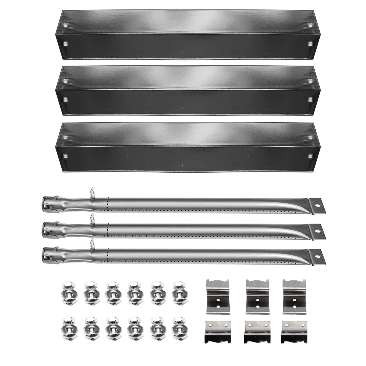 Hongso Burner &amp; Heat Plate Replacement Kit for Chargriller 5050 5650 3001 3072 3008 5072 5252