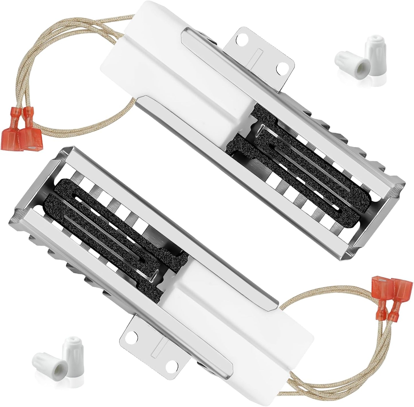 2-Pack Viking Oven Igniter Replacement PB040001 (AP5315579), 4 Ceramic Nuts Included
