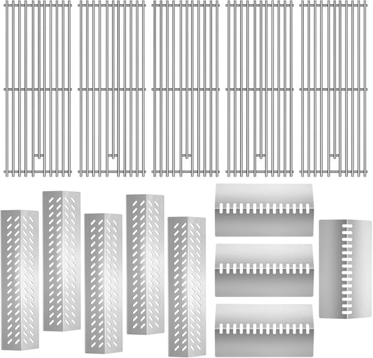 Cooking Grate & Heat Plate Kit for Bull Grills – Fits 87049, 69009, 57568
