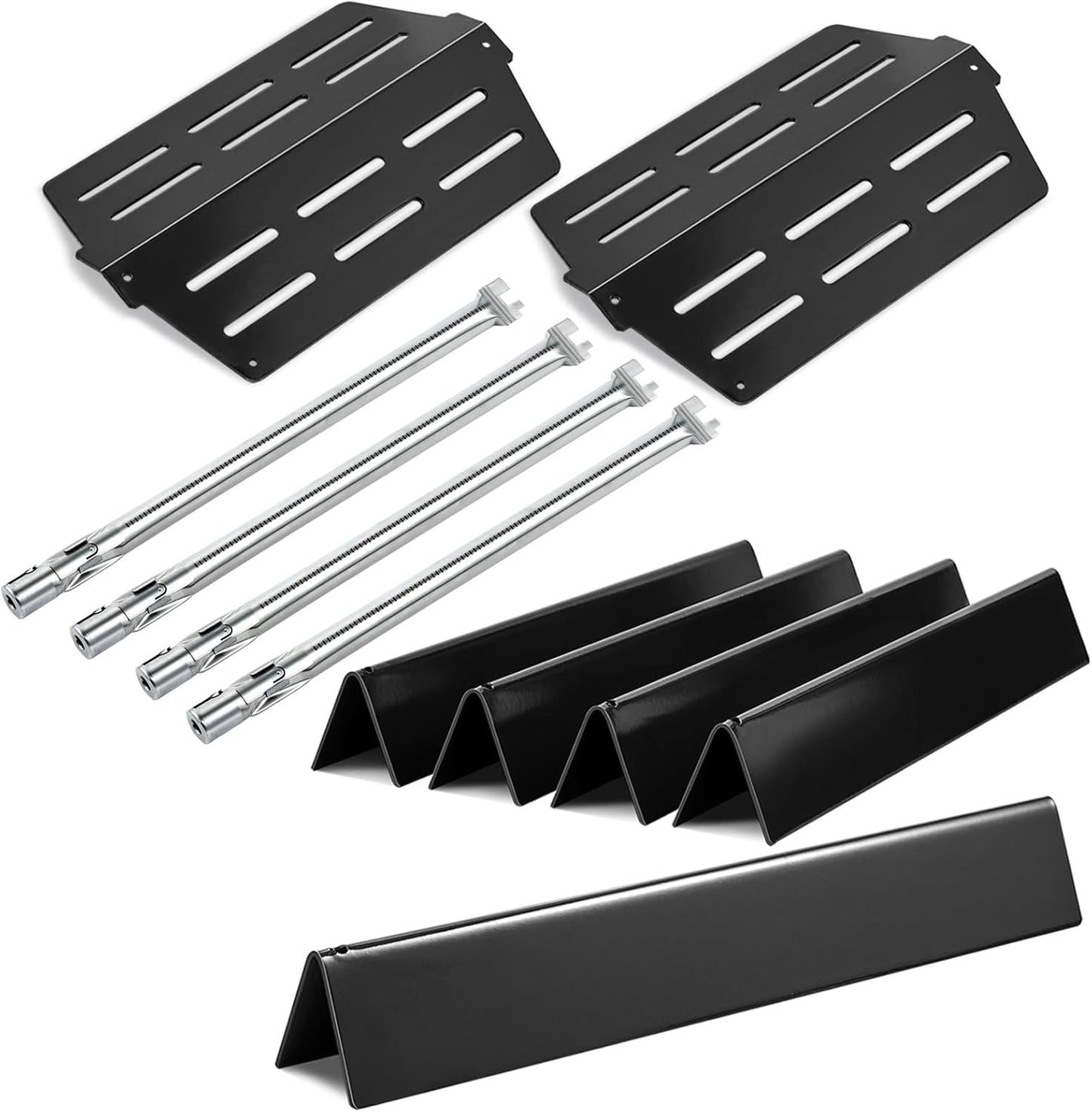 Genesis E-330 Grill 4 Burner 62752 7620 Flavorizer Bars 65505 Heat Deflectors Replacement Parts for Weber Genesis Grill Parts 300 Series with Front Control E-310 E-320 E330 S310 S320 S-330 EP330 7621