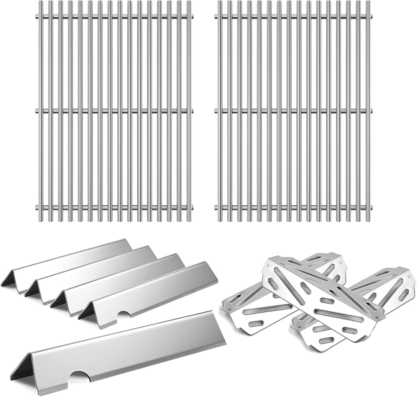Spirit II E310 Replacement Parts 7636 Flavorizer Bars Burners 7639 Grates for Weber Spirit and Spirit II 300 E-310 S-310 E-320 S-320 E-330 S-330 ii E-310 ii 330 Flavor Bars Burner Spirit 2 GS4 Parts