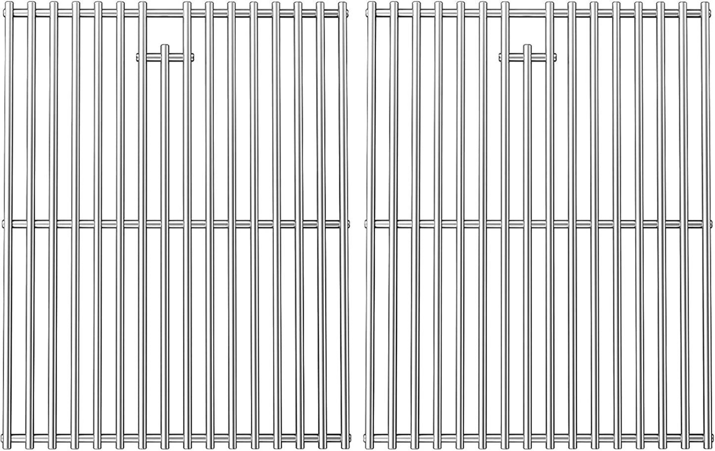 19.5" Cooking Grates for Weber Genesis 300 Series, Genesis E310 E320 E330 S310 S320 S330 EP310 EP320 EP330 Gas Grill, 304 Stainless Steel Replacement Parts for Weber 7528 7524