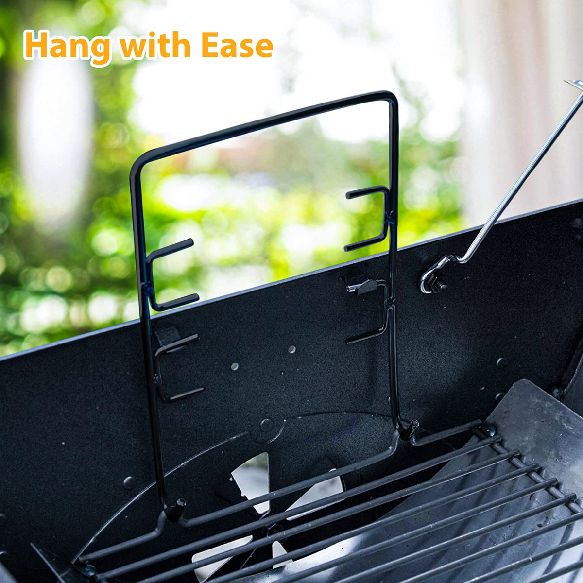 27" Charcoal Ash Pan Replacement for Char-Griller 1224 1324 2121 2222 2727 2828 2929 with Fire Grate Hangers