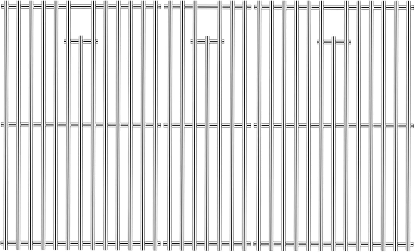 18.7" Cooking Grates for Weber GS4 Genesis II LX 400 SER II E-410 E-435 S-410 GBS S-435 S-440 LX E/S-440 & Genesis 2 400, Kitchen-aid 720-0856V 740-0781, Replacements Grill for Weber 66097 66089
