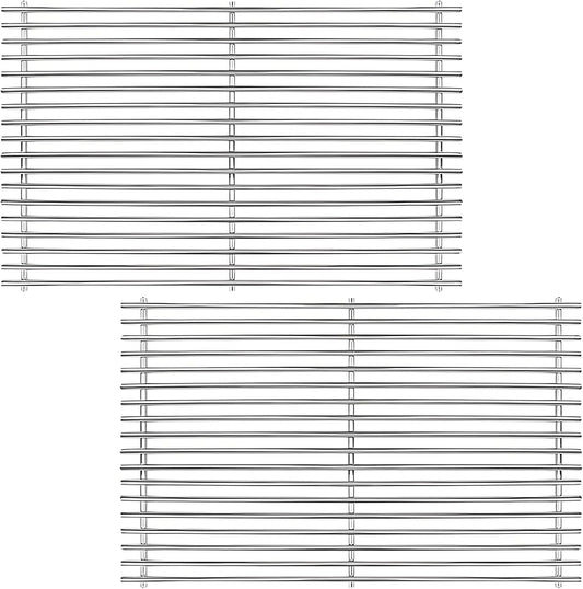 Grill Grates for Weber Genesis 300 Series, Cooking Grates Grill Parts for Weber Genesis E310 E320 E330 S310 S320 S330, 19.5" Stainless Steel BBQ Grids Replacement for Weber 7528/7524 Cast Iron Grate