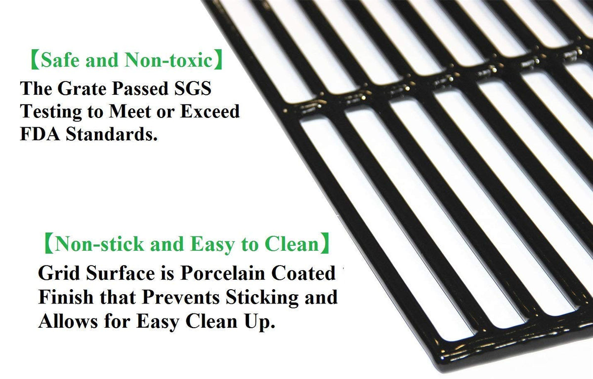 Cast Iron Grill Grate &amp; Heat Plate Rebuild Kit for Chargriller 5050 5650 3001 3072 3008 5072 5252