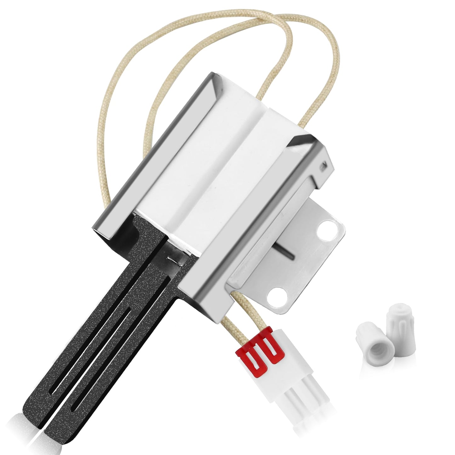 2-Pack Viking Oven Igniter Replacement PB040001 (AP5315579), 4 Ceramic Nuts Included