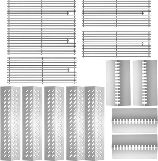 5-Burner Grill Grate, Flame Tamer & Heat Shield Kit for Bull Angus Grills