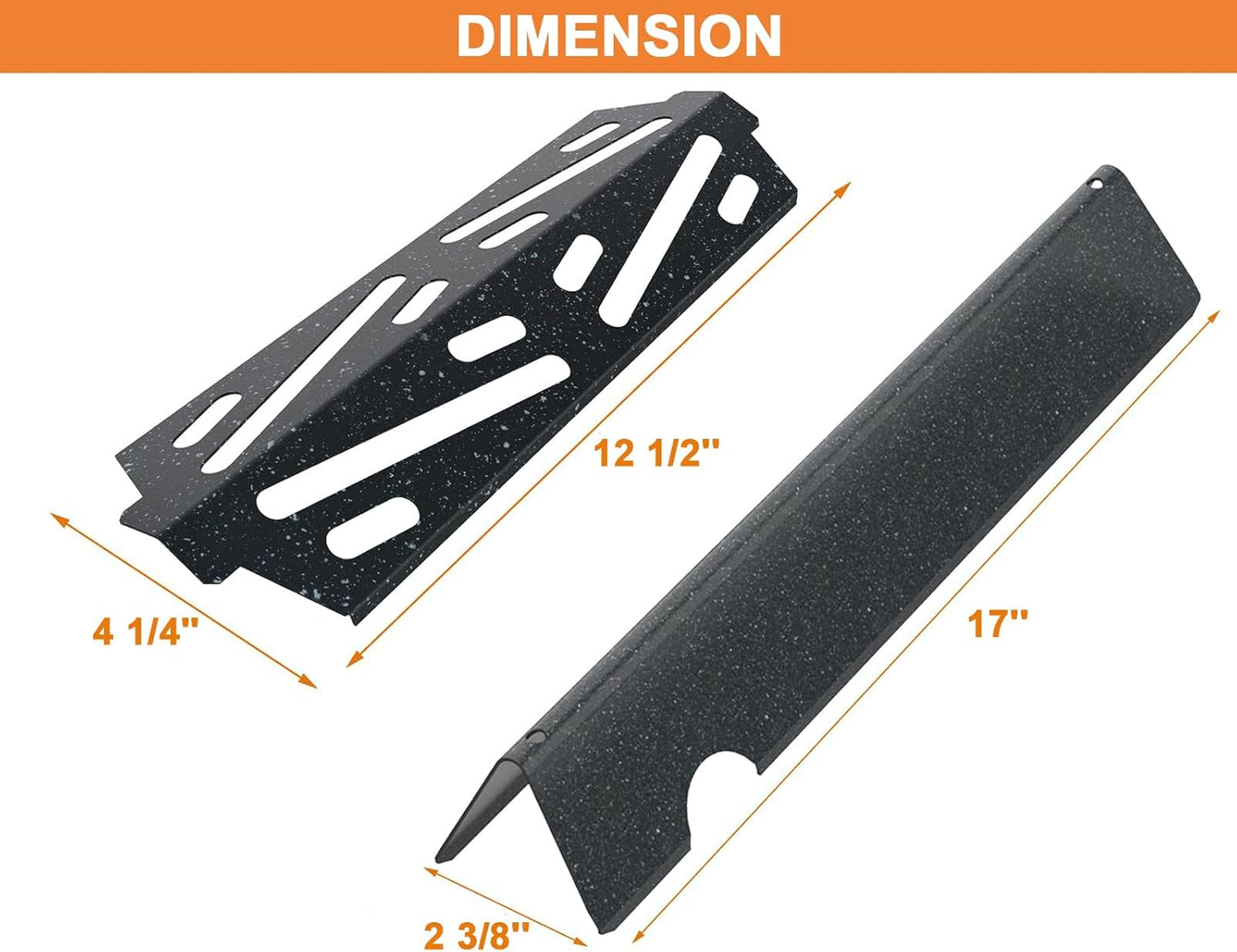 Grill Part for Weber Genesis II Grill Parts, Weber Genesis II 410 & II LX 440 Models (2017 &Newer), Genesis II E-410, II E-435 for Weber Flavorizer Bars 66033 66797 66030 & Heat Deflectors 66041 66686