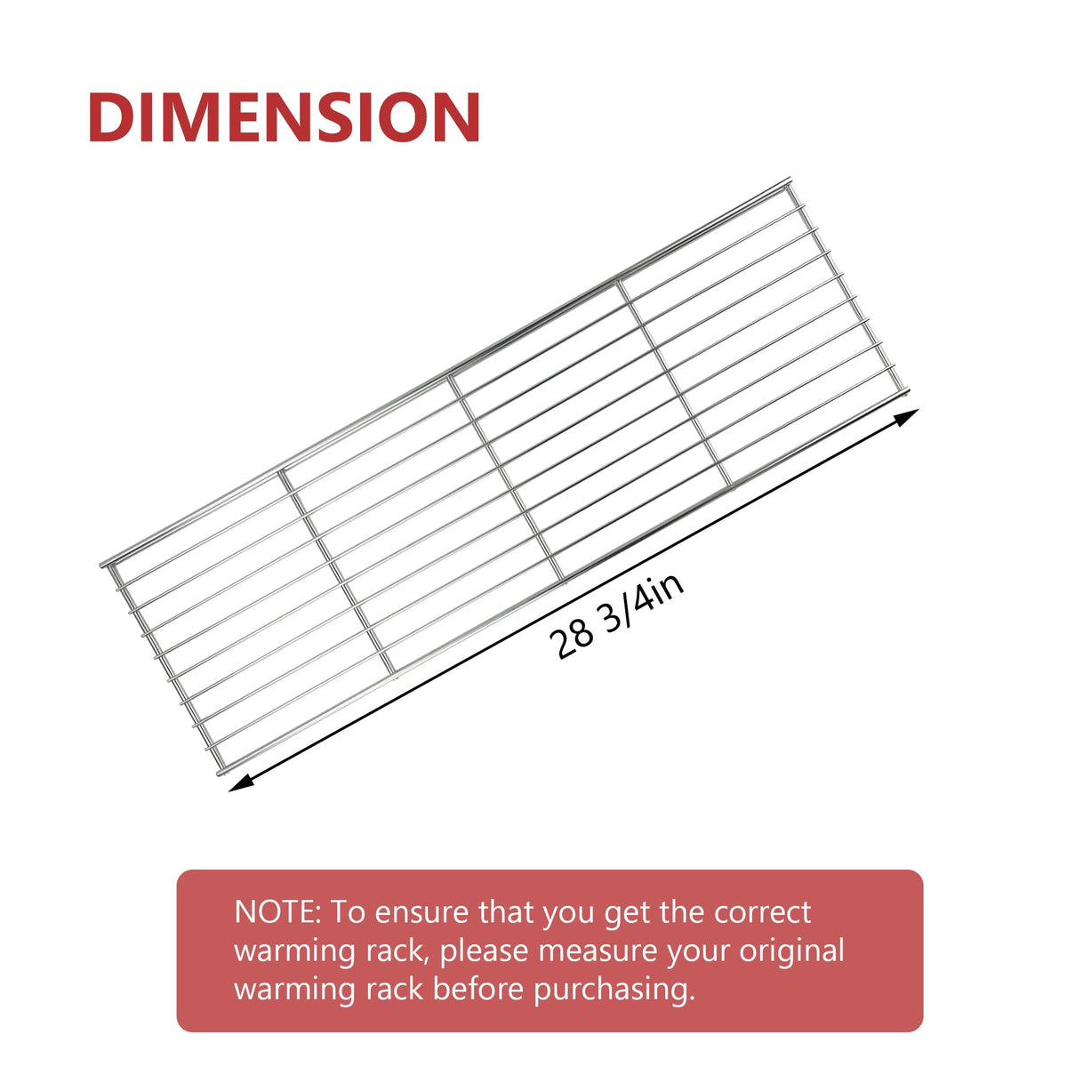 topgrillparts Napoleon Prestige 500 Warming Rack N520-0034 - installed view