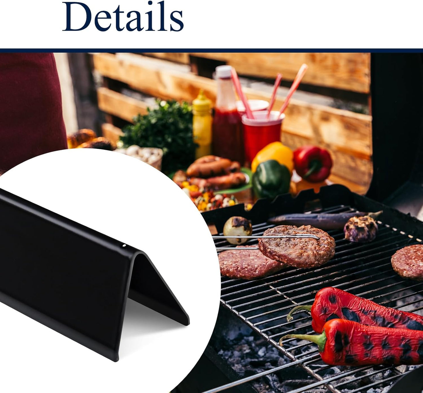 17.5" Porcelain Steel Flavorizer Bars Replacement for Weber Genesis Grill Parts 300 Genesis