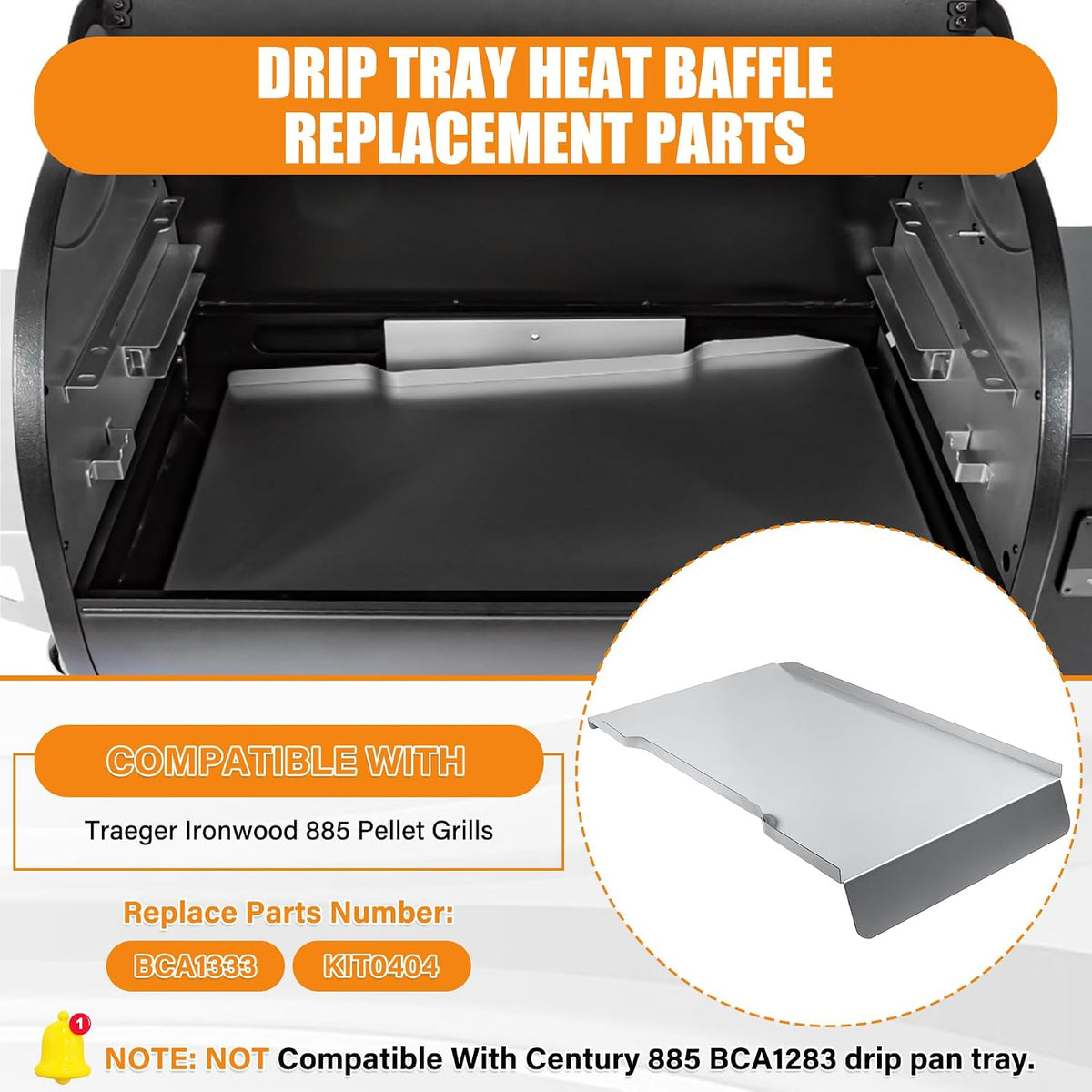Traeger Ironwood 885 drip tray BCA1333 - photo 2