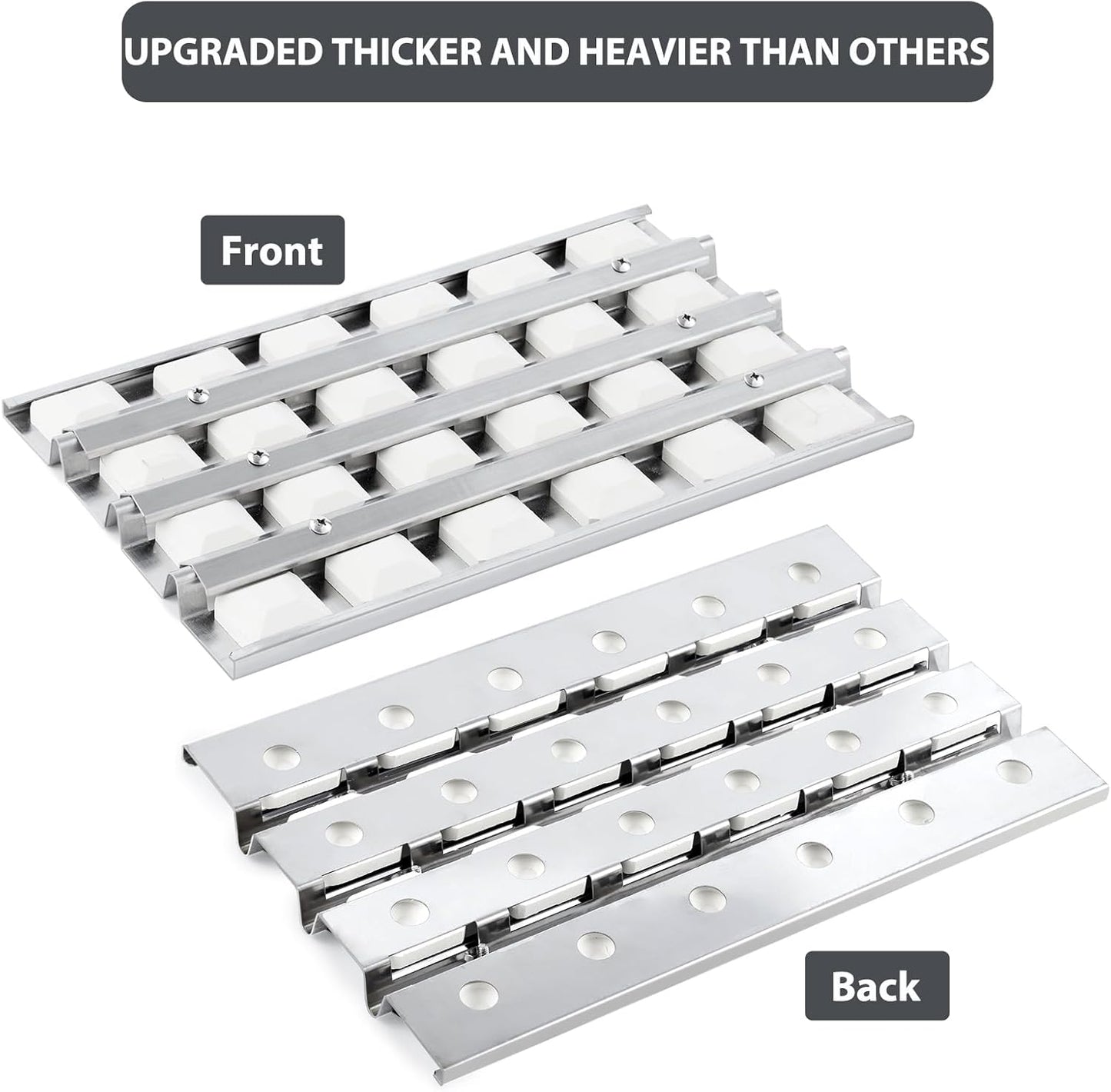 510-0677 Briquette Tray Replacement Parts for Alfresco Grill Parts ALXE 36" ALX2 ALX2-36 ALX2-36SZ ALXE-36 Series Grills Heat Trays ALX2-36C ALX2-36CD ALXE-36C Ceramic Briquettes Assembly 1 Pack