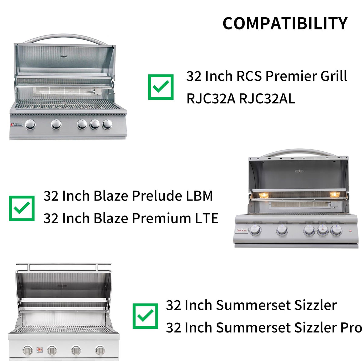 topgrillparts Summerset/Blaze/RCS 32 Inch Warming Rack - material detail