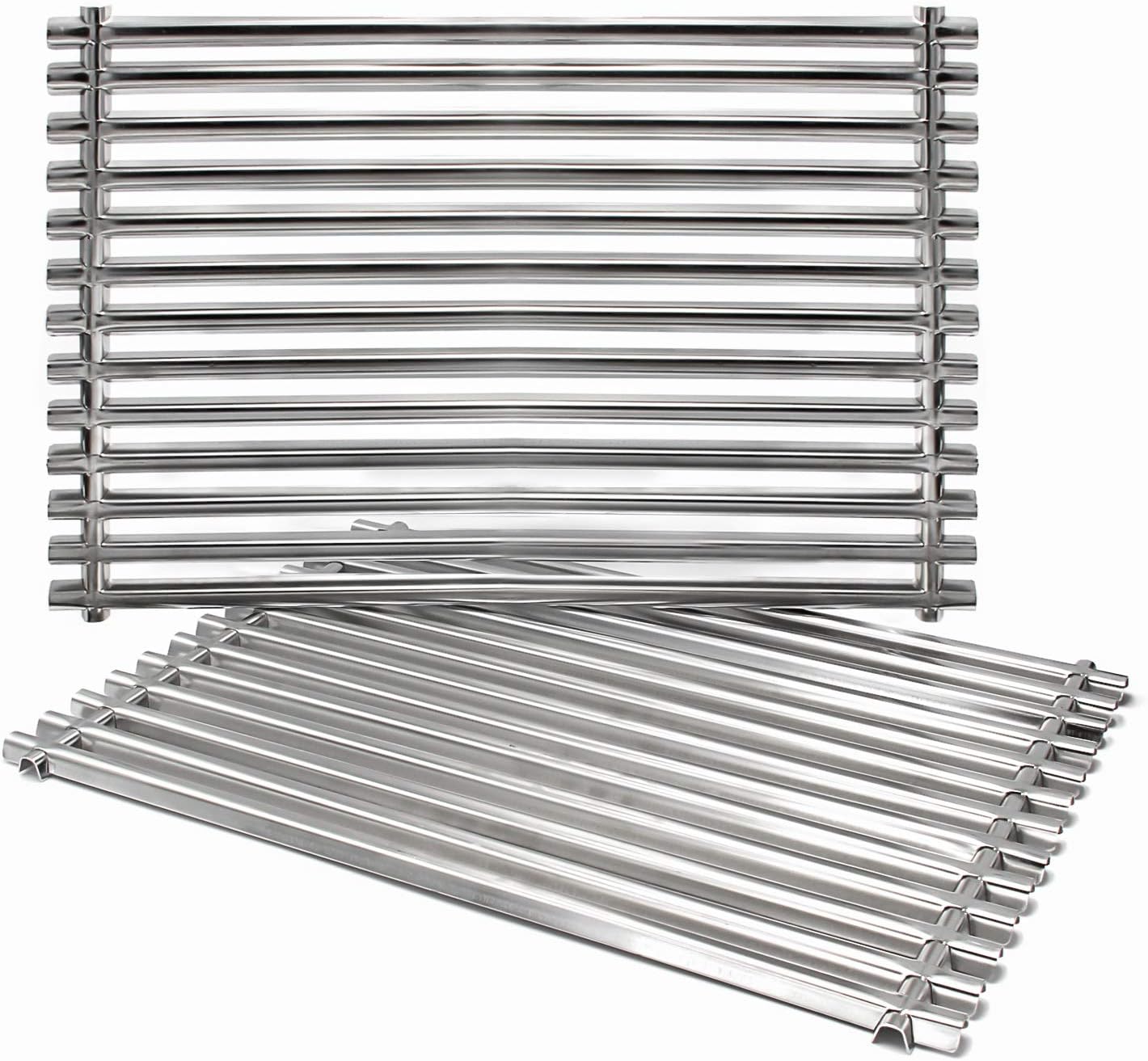 7523 7521 7522 15 Inches Porcelain Enameled Cooking Grates Replacement for Weber Spirit E-210, Spirit S 200 & 210 (Pre-2012 with Side Control), Genesis Silver A, Spirit 500, 65904 65905 Grills