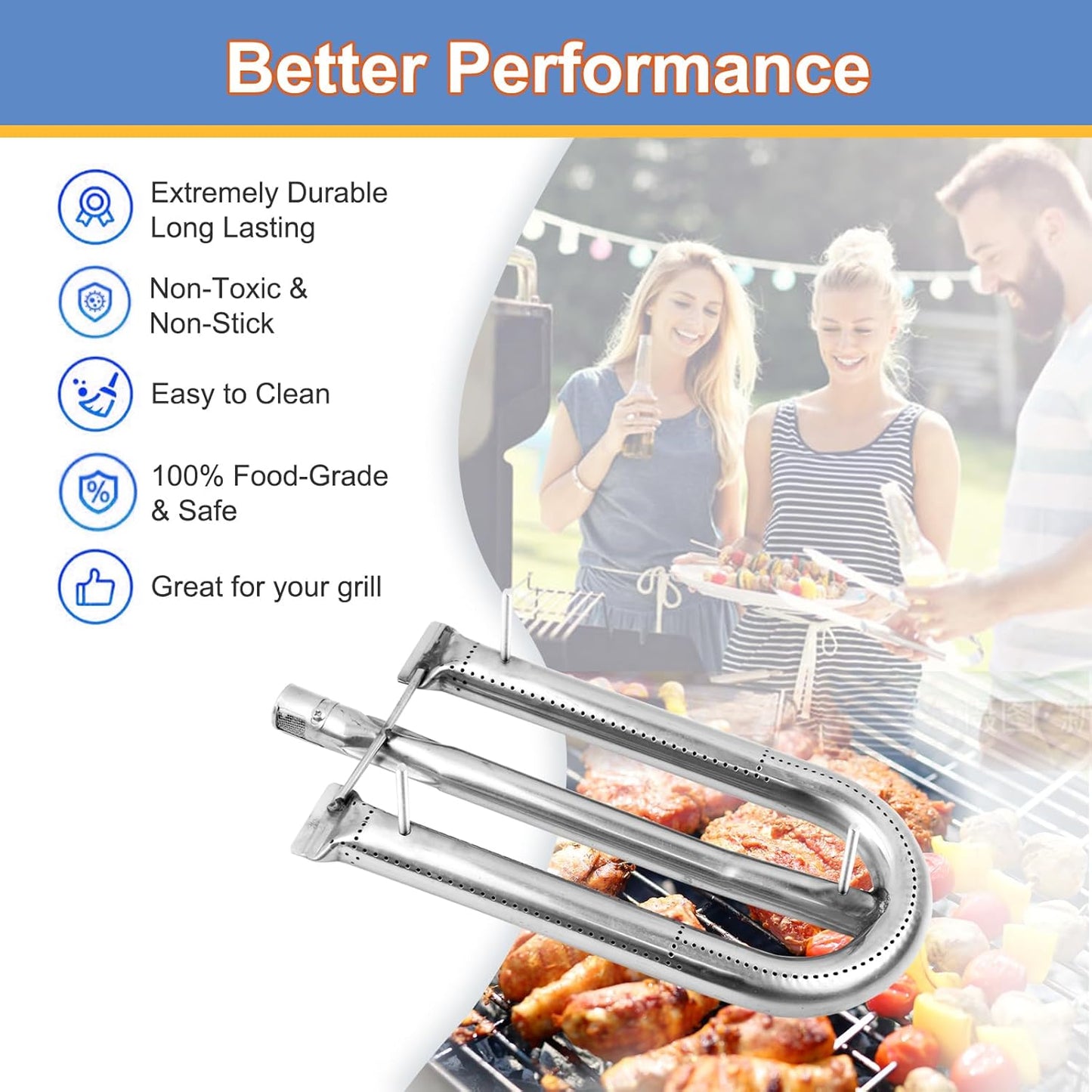 12461 Grill Burner Replacement for American Outdoor Grill