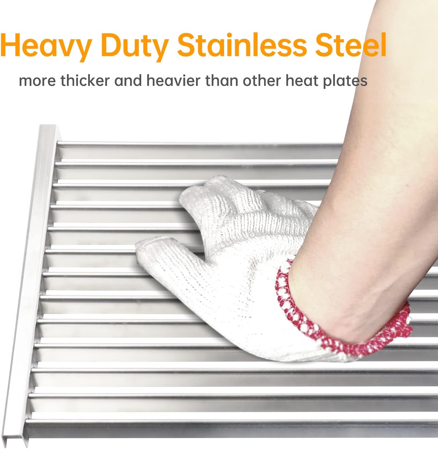 17.5 Inch Stainless Steel Cooking Grid Grates for Weber Spirit 300 II Series