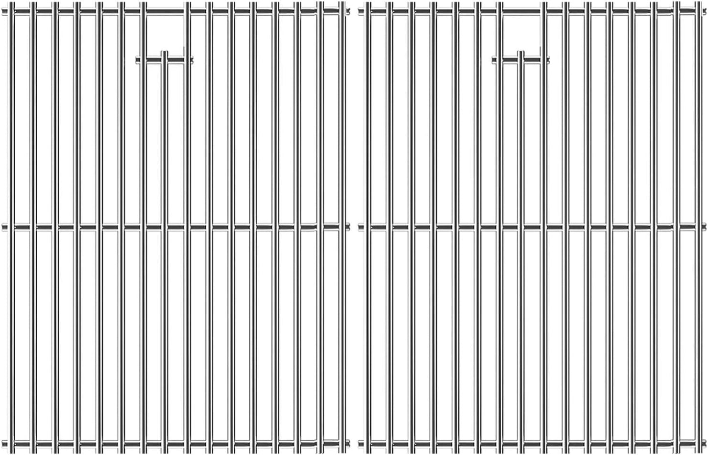 18.7" Cooking Grates for Weber GS4 Genesis II LX 400 SER II E-410 E-435 S-410 GBS S-435 S-440 LX E/S-440 & Genesis 2 400, Kitchen-aid 720-0856V 740-0781, Replacements Grill for Weber 66097 66089