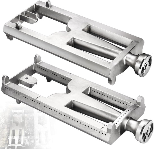 2-Pack Cast Iron Grill Burner Replacement for Lynx & DCS 27 Series