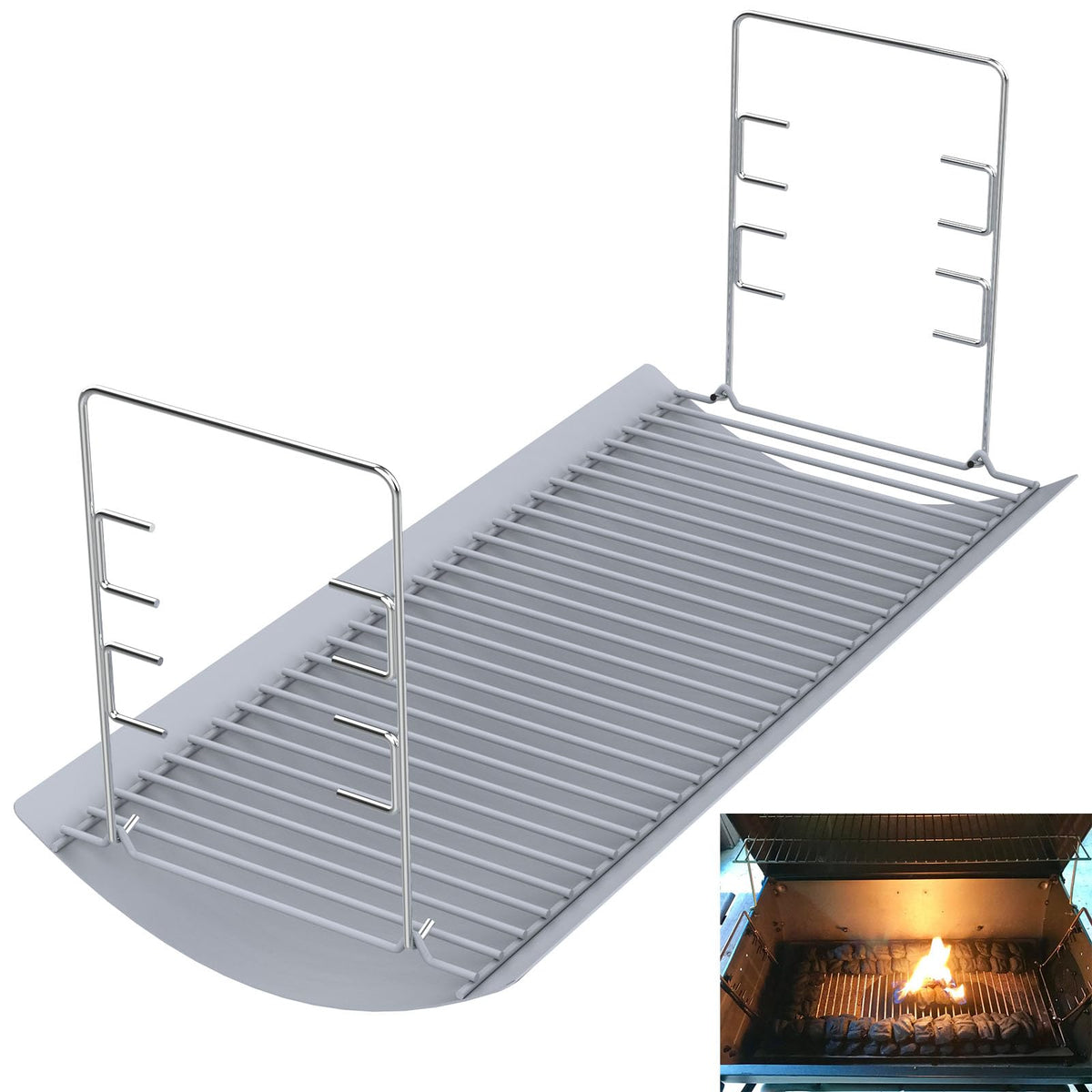 27" Ash Pan Replacement for Chargriller 1224 1324 2121 2222 2727 2828 2929 &amp; Charbroil 17302056