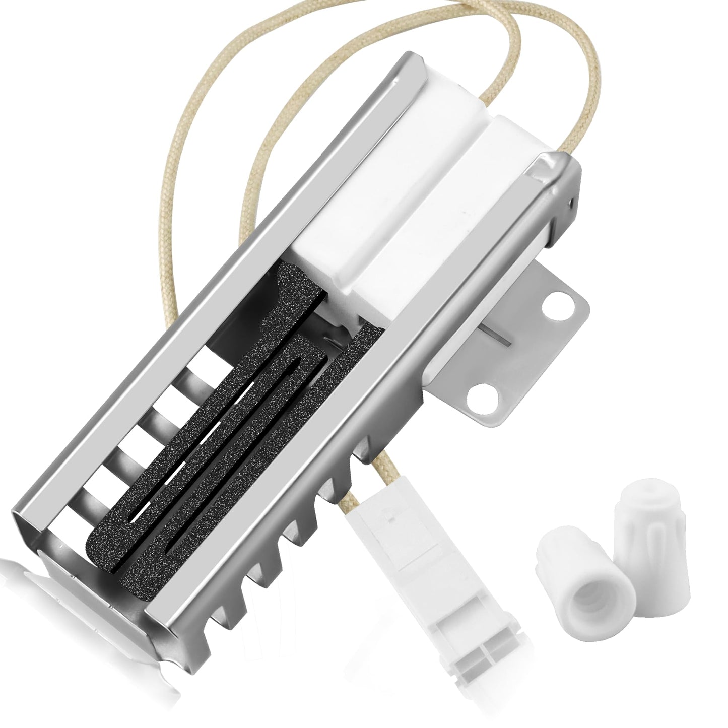 2-Pack Viking Oven Igniter Replacement PB040001 (AP5315579), 4 Ceramic Nuts Included