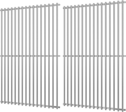 19.5" Grill Grates for Weber Genesis 300, Weber Genesis Grill Grates 7524 7528, 7MM SUS304 Replacement Parts for E310 E320 E330 S310 S320 S330(2007-2016), Pit Boss PB700 Series Cooking Grids