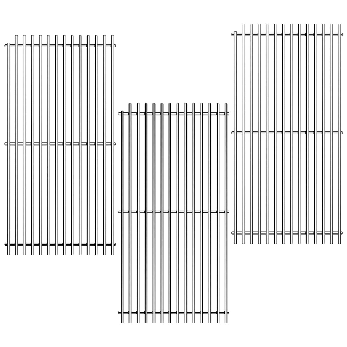 54801 Grill Grates Replacement, 3-Pack 9MM Stainless Steel for DCS 24/36/48 Grills