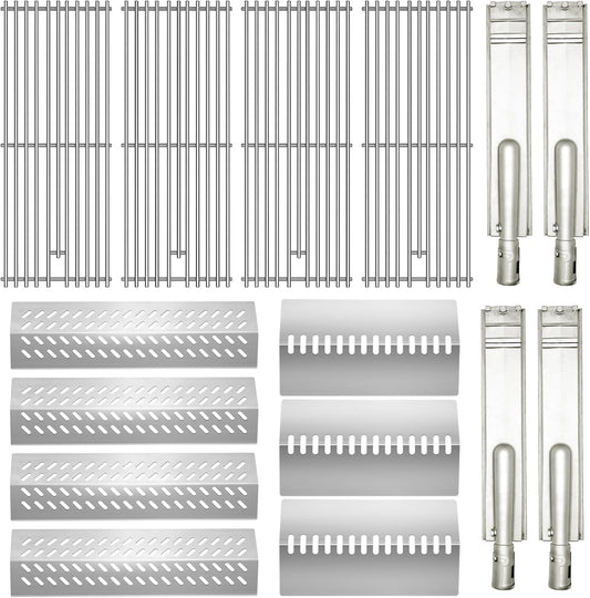 4-Pack Burner, Heat Plate & Cooking Grate Kit for Bull Angus, Outlaw & Lonestar