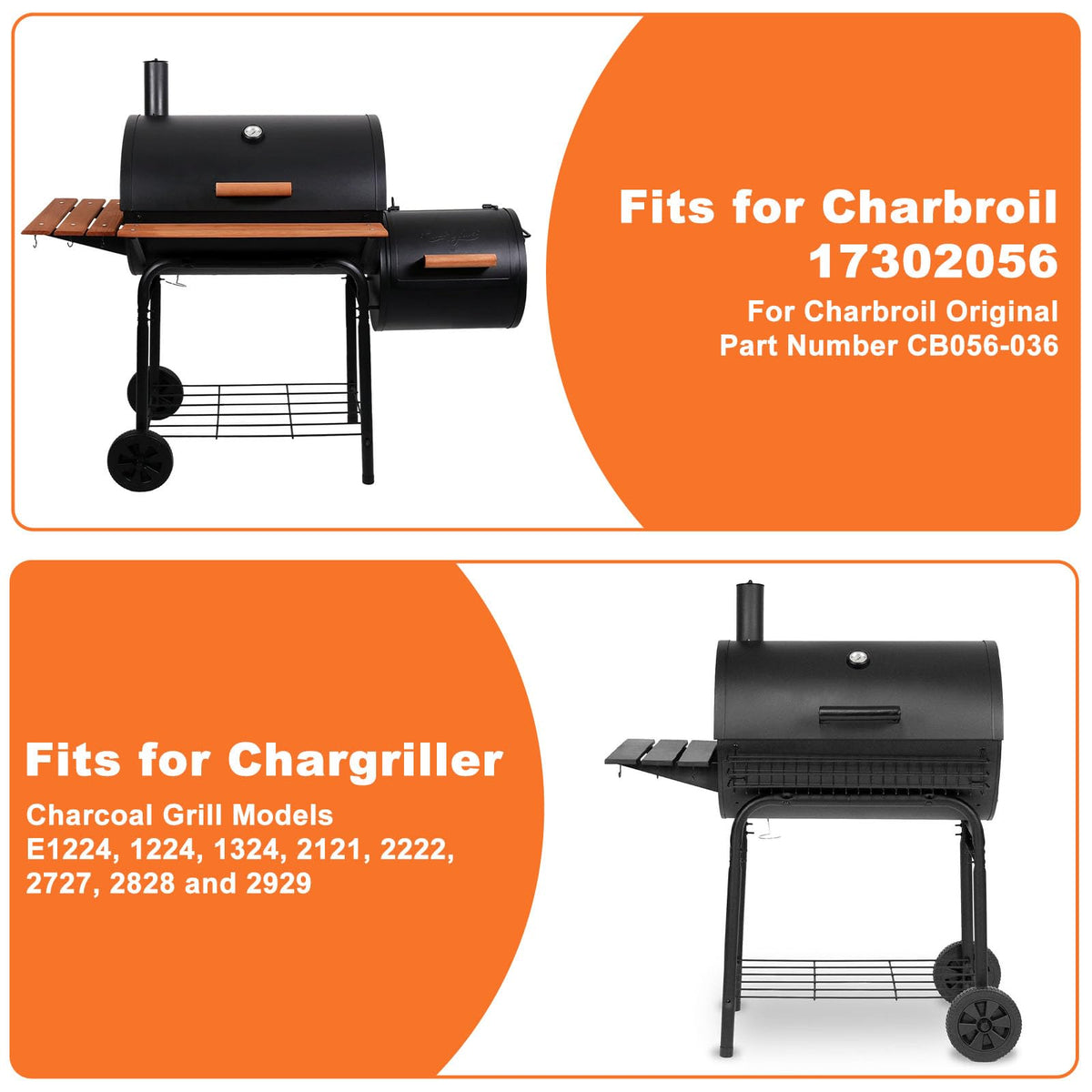 27" Ash Pan Replacement for Chargriller 1224 1324 2121 2222 2727 2828 2929 &amp; Charbroil 17302056