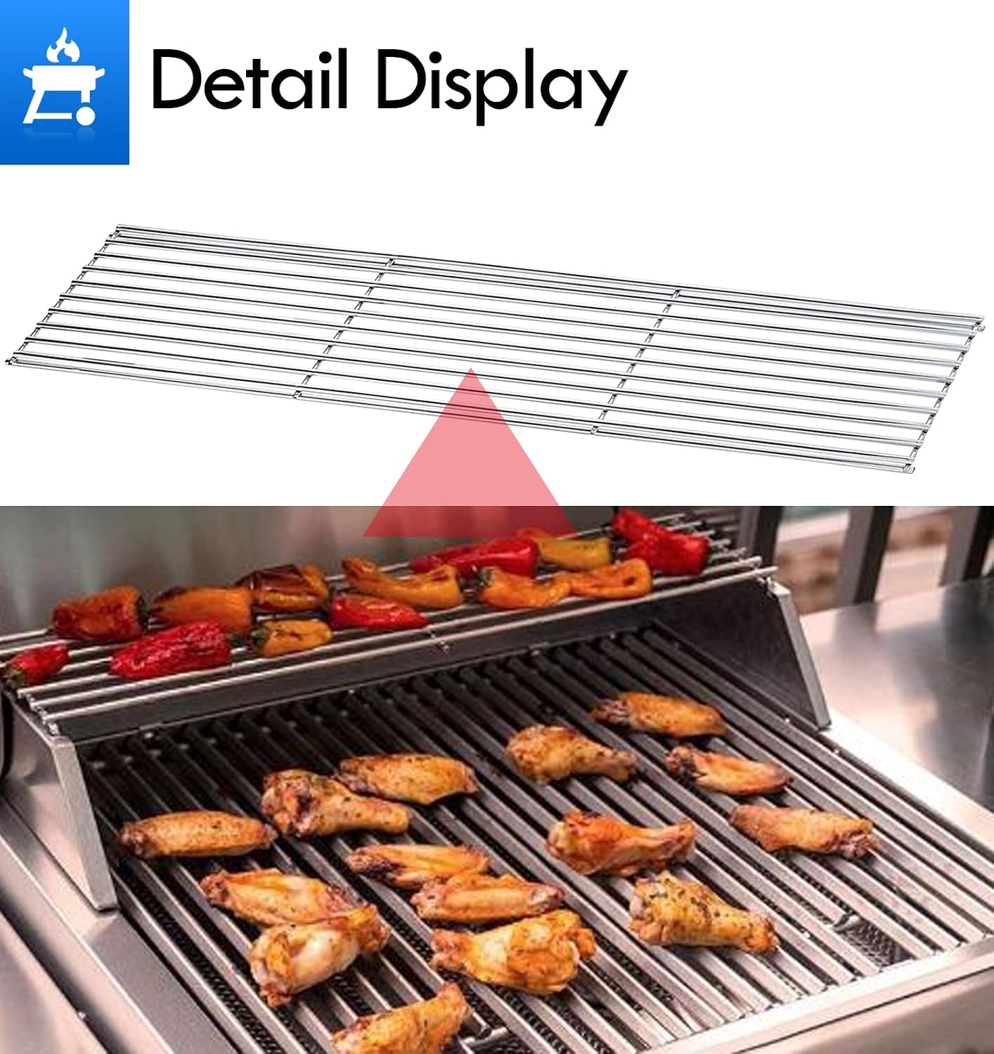 Stainless Steel Warming Rack for Blaze 32" 4-Burner Grills